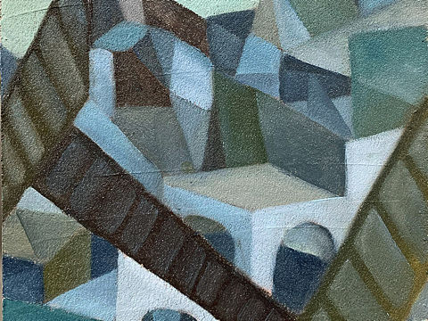 色块与空间的分割组织