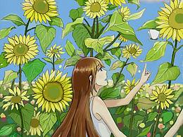 很高兴认识你，向日葵姑娘。