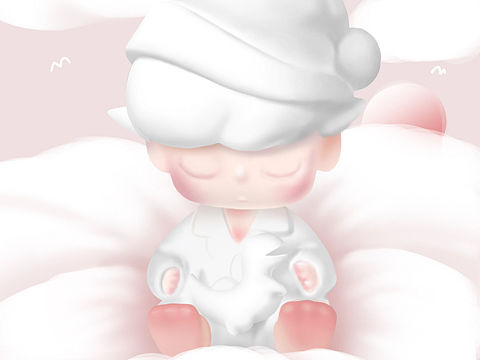 DIMOO身份卡插画
