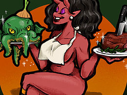 涂鸦-洋葱佐末日支配者和普通的腱子肉