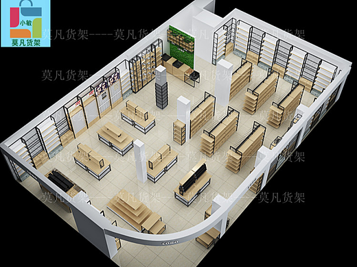 杭州文具店货架实力厂家整店批发、新需求风格布局设计
