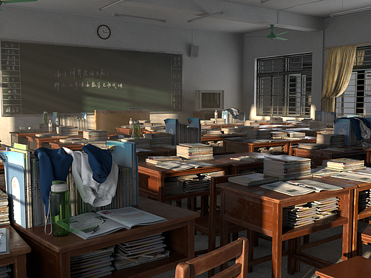 回忆旧时光系列(一)《高中教室篇》