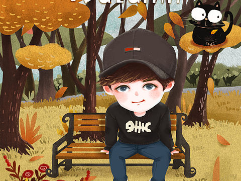 秋天（個人主頁-ZNDEwNjM2MjA=） - 創(chuàng)作習(xí)作 - 站酷設(shè)計師藍(lán)紫紫原創(chuàng)素材 - 站酷ZCOOL