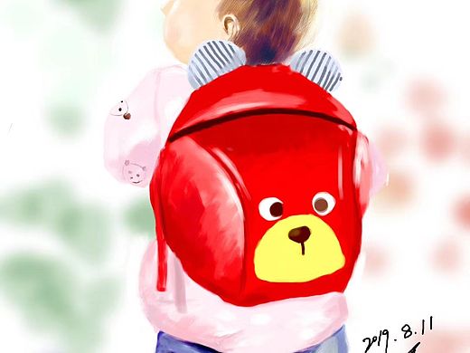 闲时给女儿画的画像（个人主页-ZMzk0ODQxODg=） - 创作习作 - 站酷设计师夏xiao秋原创素材 - 站酷ZCOOL