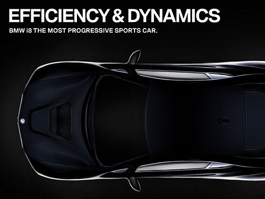 BMW i8 广告概念设计