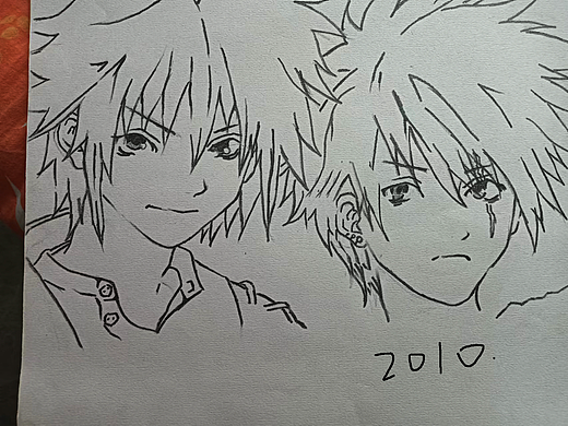 2010绘画手绘卡卡西四代目