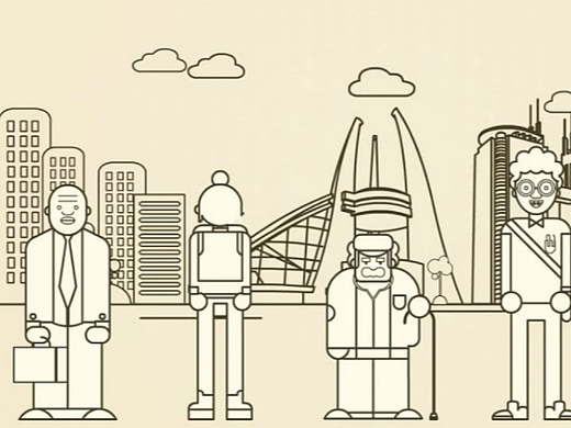 《办狗证》钢笔卡通风MG动画