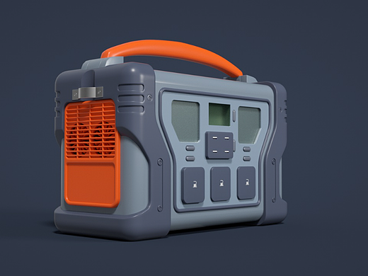 C4D日常建模练习 #03:移动蓄电池