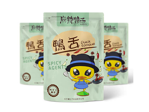 麻辣特工鸭舌包装-三明出品