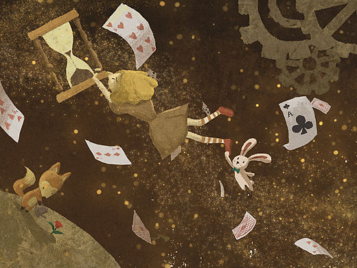 爱丽丝（个人主页-ZMTU5MDE5Mjg=） - 创作习作 - 站酷设计师小狐狸下山去化斋原创素材 - 站酷ZCOOL