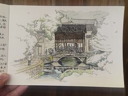 【水彩写生】古桥物色