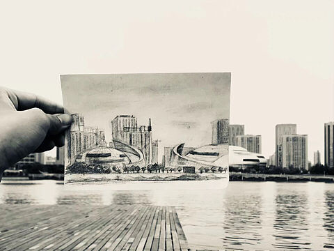 建筑速写练习