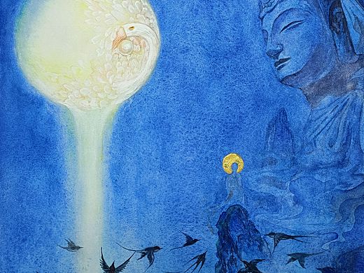 中秋涂涂画画