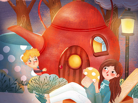 掉落小人国的女孩