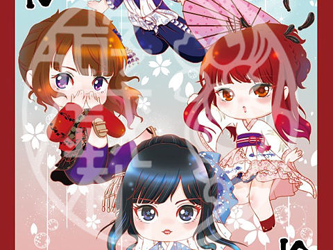 最近画的一些和乐器q版