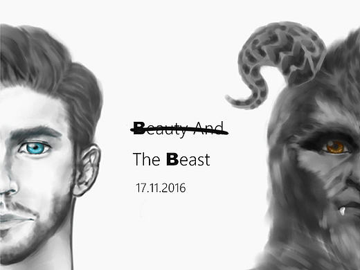 #Beauty and the Beast#海报手绘