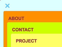 用 Axure 8 实现「卡片式概念菜单效果」