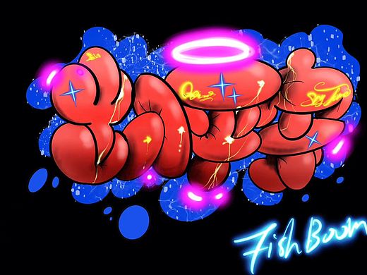 街头涂鸦字体♡出入平安♡