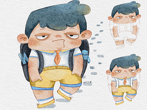 原创|不想上学的一天
