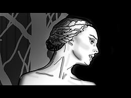 黑天鹅鼠绘分镜头