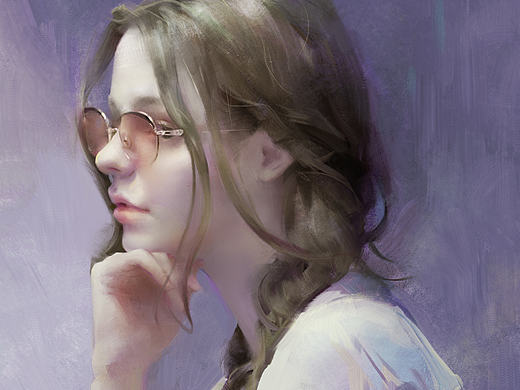 板繪練習(xí) 肖像（個人主頁-ZNTYzNTE4ODg=） - 創(chuàng)作習(xí)作 - 站酷設(shè)計師松露_SONG原創(chuàng)素材 - 站酷ZCOOL