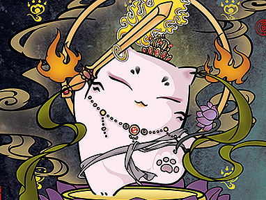 文殊菩萨猫（个人主页-ZMTQzOTkwNDg=） - 创作习作 - 站酷设计师荀夜羽原创素材 - 站酷ZCOOL