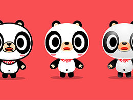 AI卡通熊貓形象設(shè)計及延展-臨摹包子老師