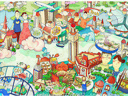 这是天津胃 By LULU（个人主页-ZMjg5MDM3Mg==） - 商业插画 - 站酷设计师LULULUhe原创素材 - 站酷ZCOOL