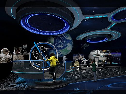 自己画的宇宙展区~