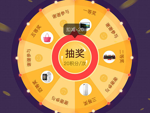移动端活动抽奖H5页面