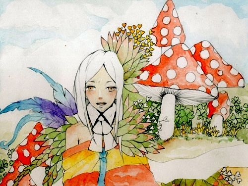 自己学着画的水彩