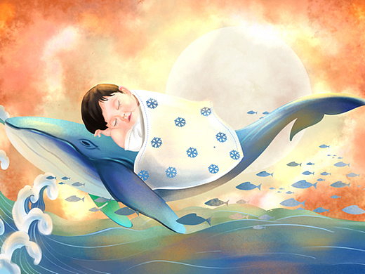 民国风插画q版与大美女