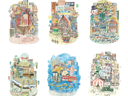 “不良乐园” 插画