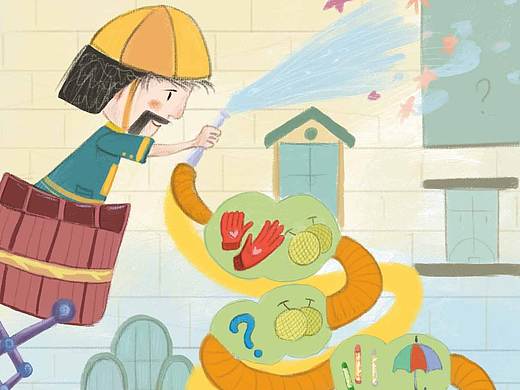 配對(duì)（個(gè)人主頁-ZMTY4NTM3MzI=） - 兒童插畫 - 站酷設(shè)計(jì)師wmm953121173原創(chuàng)素材 - 站酷ZCOOL