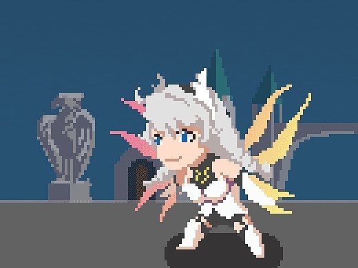 像素风 :崩坏3 角色-琪亚娜创意gif