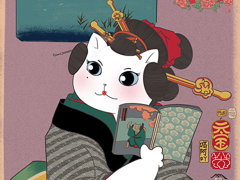 浮世绘猫