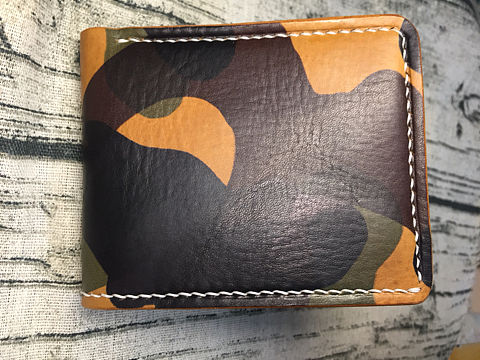 FV.handmade外皮意大利LPA迷彩甩纹肩皮2.0厚,内皮意大利GVT皮料