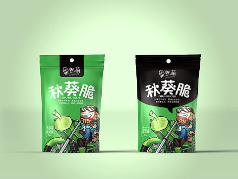 蔬果脆自立袋包装设计