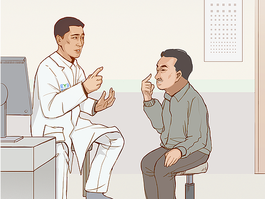 爱尔眼科公众号漫画（个人主页-ZNjMyNjY3NDA=） - 商业插画 - 站酷设计师W_云峰原创素材 - 站酷ZCOOL