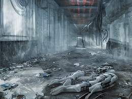 AI绘图-恐怖场景