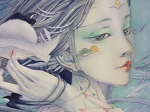 古风插画人物