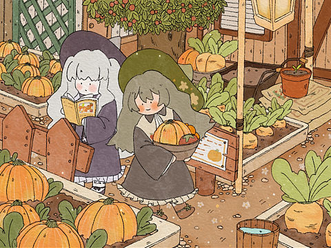 小魔女系列（个人主页-ZNTc1NzY3OTI=） - 儿童插画 - 站酷设计师sssthreesss原创素材 - 站酷ZCOOL