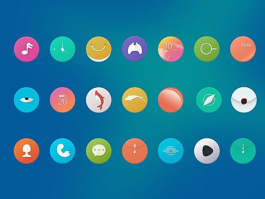 APP主题设计－大鱼海棠（个人主页-ZMTgyNjk5NTI=） - 主题/皮肤 - 站酷设计师CrazyCherishyJ原创素材 - 站酷ZCOOL