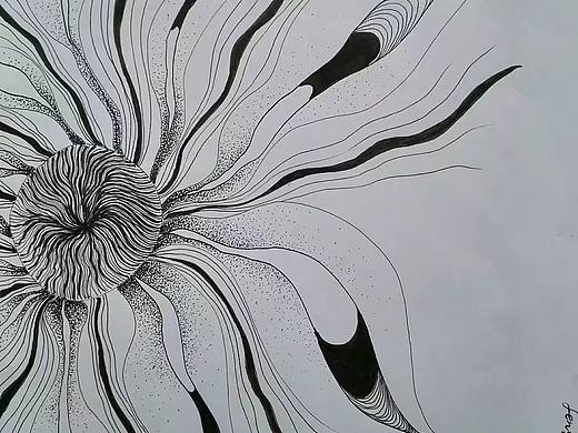 线描装饰画
