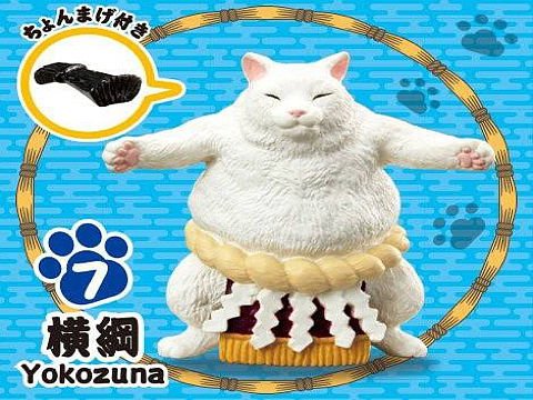 相扑🐱猫力士手办模型