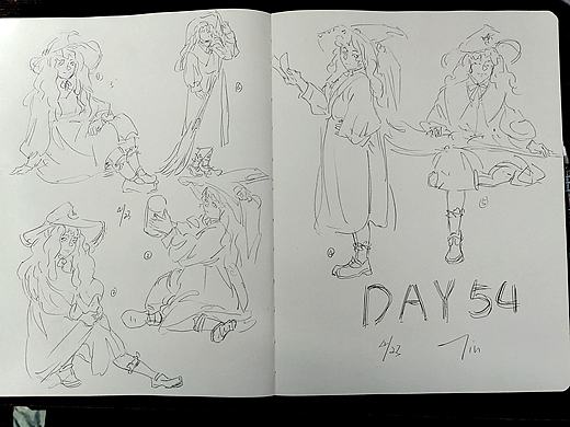#速写60天挑战赛#DAY54(174)@速写班长