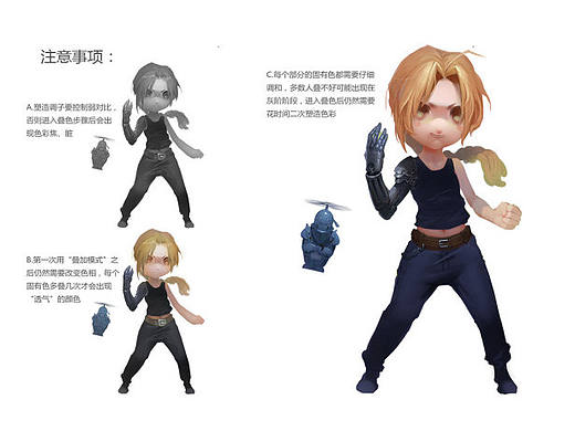 每周一课之《线稿、灰阶、色块上色的区别》