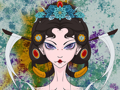 狐娘（个人主页-ZNjA4MzMyNzI=） - 创作习作 - 站酷设计师九月青梅原创素材 - 站酷ZCOOL