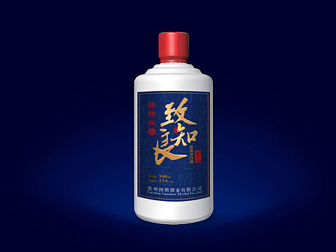 致良知白酒酒标设计