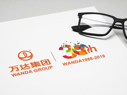 万达30周年LOGO